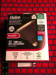 NEW 90cri LED dimmable 100w FLOOD PAR38 light bulb 2700K damp rated outdoor use - Picture 1 of 3