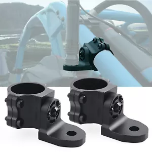 2pc 1.75 inch Roll Bar UTV Flag Mount Whip Light Mount Antenna Bracket Upgrade - Picture 1 of 11