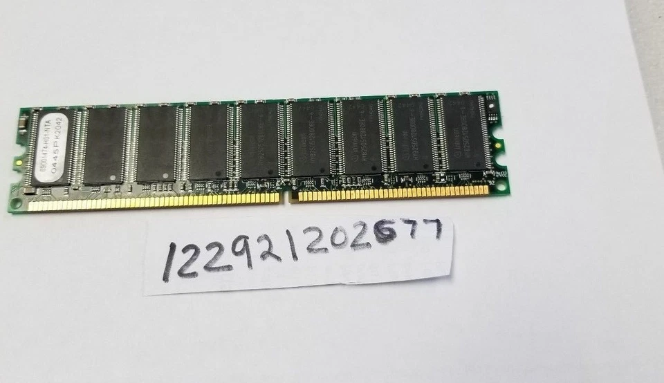  1GB DDR DDR1 DDR-400MHZ PC3200E  PC 3200E 400  184PIN ECC  NON-REG 2RX8 64X8 - Image 1 of 1