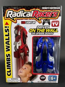Radical Racers Remote Controlled Wall Climbing Car Toy LED Light Up New - Picture 1 of 15