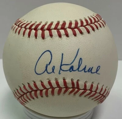 Tigers HOF'er AL KALINE (d) Signed Official American League Baseball AUTO JSA - Image 1 of 2