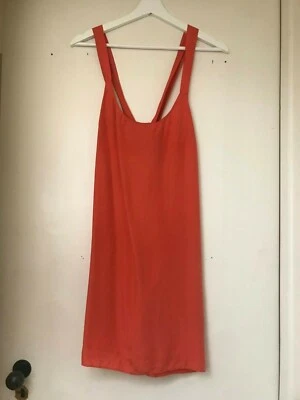 KOOKAI beautiful burnt orange silk dress size 36 - Image 1 of 2