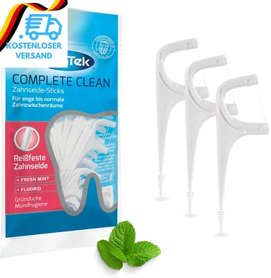 Dentek Complete Clean Zahnseide Sticks - Reißfest - Zahnreinigung Der Zahnzwisch