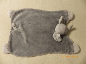 Mud Pie MudPie 32" grigio peluche elefante coperta di sicurezza piedi amorevoli coda rara - Foto 1 di 3