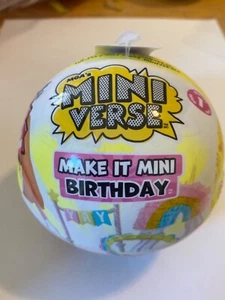 Miniverse Make It Mini Birthday Themes Miniature Series 1 *Pick Your Favorites* - Picture 1 of 22