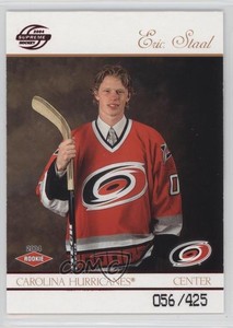 2003-04 Pacific Supreme Red /425 Eric Staal #109 Rookie RC