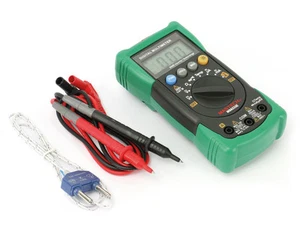 Multímetro digital / radio de agarre automático. Detector de tensión sin contacto de temperatura - Imagen 1 de 4
