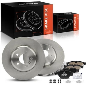 Front Side Disc Rotors & Ceramic Brake Pads for BMW 535i xDrive 640i xDrive 535i - Picture 1 of 8