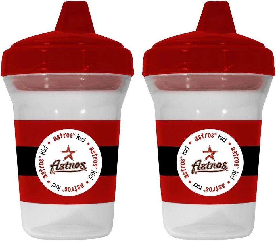 Equipo MLB Tazas para sorber de 5 onzas, Astros de Houston Paquete de 2 tazas para sorber Foto 1 de 1