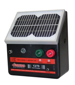 O'Briens ELECTRIC FENCING SOLAR ENERGIZER OB10771 Rechargeable Battery*AUS Made - Picture 1 of 1