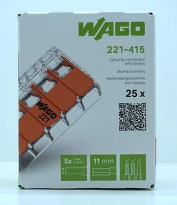 WAGO- Klemme 221-415 25 Stk. - Bild 1 von 1