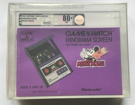 Nintendo Game&Watch Mickey M. Pano Nos, Sealed And Graded, Absolute Rarity