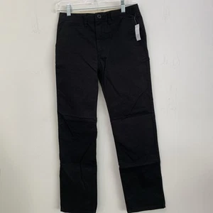 GAP Kids Black Basic Khaki Chino Pants Size 12 Boys - Picture 1 of 6