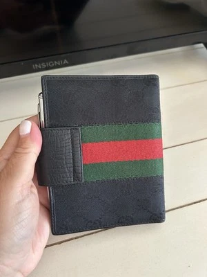 Funda para Cuaderno Gucci Agenda Nylon Negra USADA TC52-1 Foto 1 de 4
