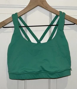 Reggiseno sportivo Lululemon Energy molto verde donna taglia 8 (senza cuscinetti/inserti) - Foto 1 di 6