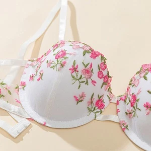 Damenmode Dessous Hotel Schlaf Stickerei Mode Spitze Mikroelastizität - Bild 1 von 16