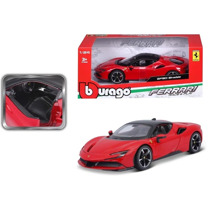 Bburago Ferrari Race & Play SF90 Stradale Scala 1:24 - Immagine 1 di 1