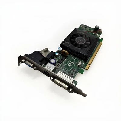Dell ASUS AD-RV610LE Radeon HD2400 Pro 128MB RAM PCIex16 PC Graphics Card 0WX085 - Image 1 of 4
