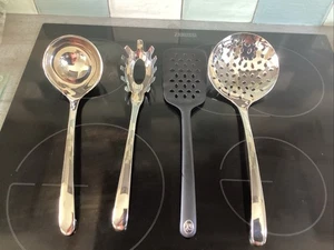 Robert Welch Kitchen Utensils X4 Excellent Hardly Used Condition 3 Steel 1 Plast - Picture 1 of 15