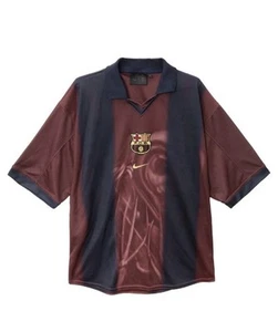 Cactus Jack X NIKE X FC BARCELONA RETRO 2000/01 HOME SKELETON JERSEY | Size XL - Picture 1 of 7