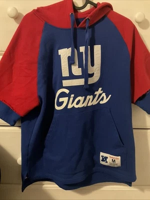Mitchell Ness New York Giants Sudadera con Capucha M Azul Hombres Pullover Algodón NFL Foto 1 de 4