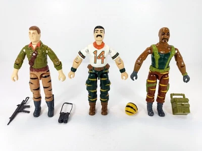 De colección Hasbro GI Joe 1988 DUKE BAZOOKA ROADBLOCK ¡Lote de figuras Tiger Force! Foto 1 de 4