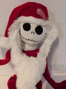  The Nightmare Before Christmas Jack Skellington Santa Poseable Plush Disney 24" - Picture 1 of 13