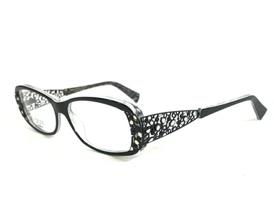 Monturas de gafas Jean Lafont EPOPEE 149 negro encaje cristales ovalados 53-13-132 Foto 1 de 4