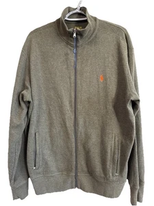 Polo Ralph Lauren Performance L Full Zip Jacke olivgrün orange Logo - Bild 1 von 8