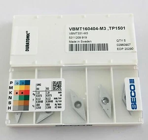SECO VBMT160404-M3,TP1501 ORIGINAL NEU 5 Stk. - Bild 1 von 2