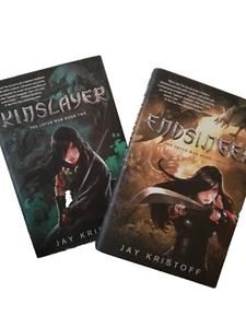 Kinslayer Endsinger Jay Kristoff First Edition 1st Print Lotus War Bk 2 & 3 NEW - Picture 1 of 8