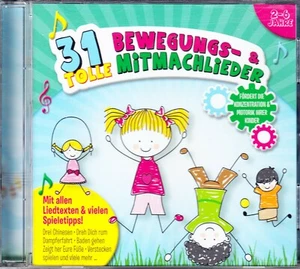 CD 31 tolle Bewegungs- & Mitmachlieder - EUROPA - Topzustand - Picture 1 of 2