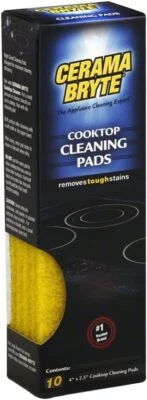 Cerama Bryte Glass-Ceramic Cooktop Cleaning Pads for Stubborn Stains, 10 Count - Image 1 of 2