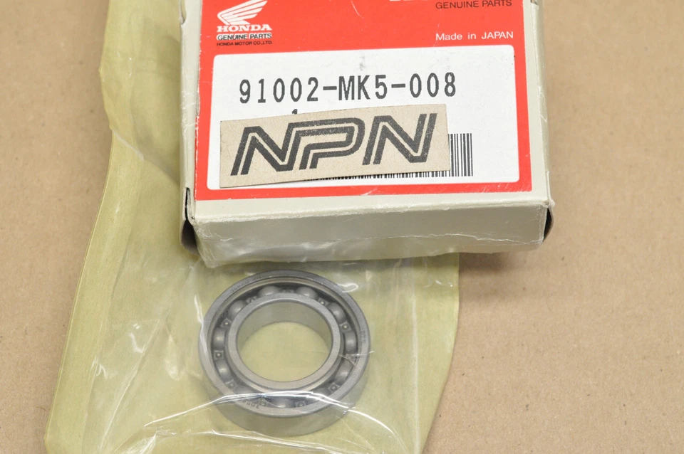 Nuevo de Lote Antiguo Honda GB500 NX650 XL350 XL600 XR350 XR500 XR600 Rodamiento 91002-MK5-008 Foto 1 de 1