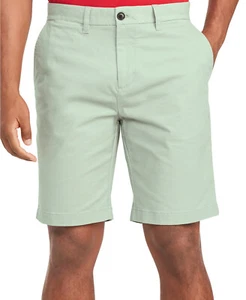 NEW MENS TOMMY HILFIGER THFLEX AQUA FLAT FRONT CHINO SHORTS 42 - Picture 1 of 3