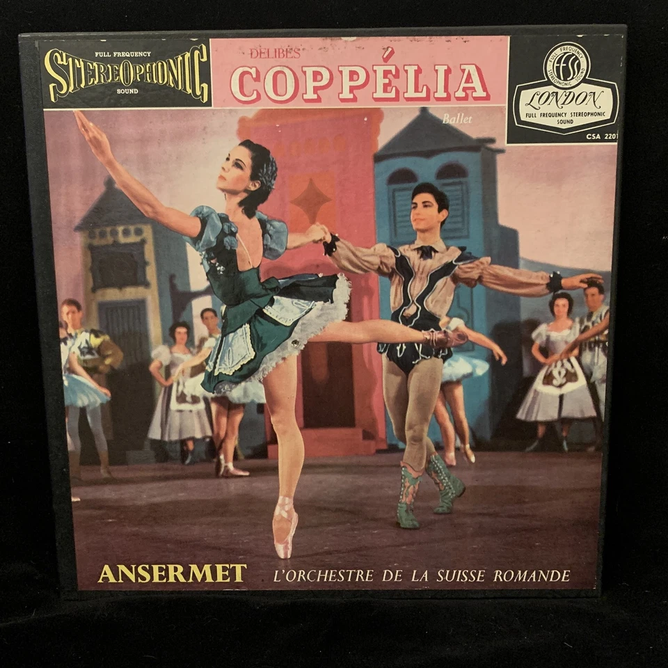 LONDON BLUEBACK CSA 2201 - DELIBES Coppelia - ANSERMET - WB DG FFSS ST 2LP BOX - Image 1 of 4