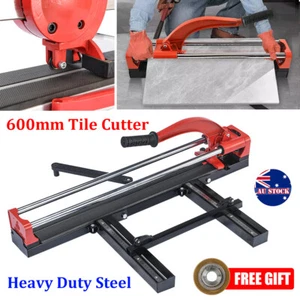 AU 600mm Manual Tile Cutter Laser Guide Ceramic Cutting Machine Heavy Duty Steel - Picture 1 of 7
