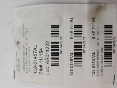 Espejo retrovisor izquierdo usado para: Dodge Nitro Power 2007 sin calefacción grado A izquierdo Foto 1 de 4