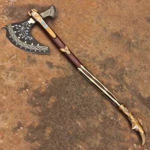 Viking Kratos Axe | Handmade Tactical Hatchet | Gift for Him | Camping Decor - Picture 1 of 6