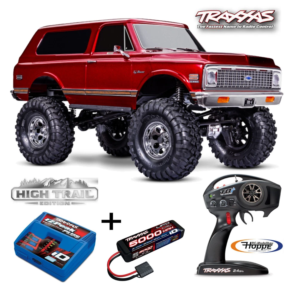 Traxxas TRX92086-4RED TRX-4 1972 Blazer High-Trail 1/10 Crawler Rosso Brushed
