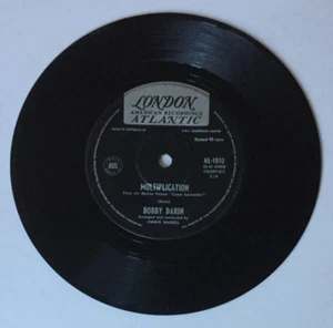 BOBBY DARIN - 7"45 - "MULTIPLICATION" - 1961 - LONDON/ATLANTIC AUSTRALIA - Picture 1 of 2