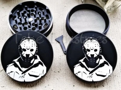 TOKE INDUSTRIES Jason Vorhees Friday The 13th Mask Grinder For Cooking Herbs Spices 2.5 Horror