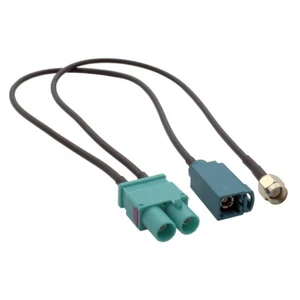 Antennenadapterkabel FAKRA-Buchse SMA auf 2FAKRA-Stecker für VW SKoda Audi Seat - Picture 1 of 5