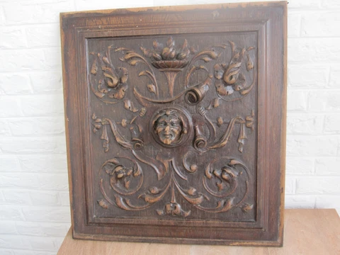 ANTIQUES HANDCARVED PANNEL  JESTER Cover