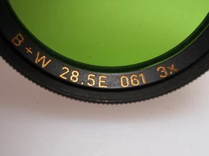 B+W 28.5mm Green (061) Filter - Picture 1 of 4