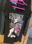 Ladies Gio-Goi Black Label T-shirt Size 12 ,grunge,punk,back To Black