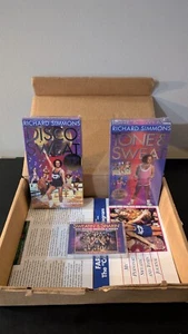 Richard Simons Cruise To Lose Set VHS Sealed New Cassette Premier Ed. Tone Disco - Foto 1 di 12