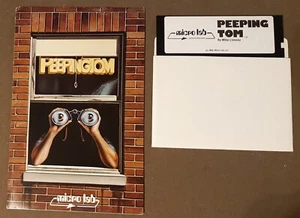 Peeping Tom by Micro Lab Software for Apple II+,IIe,IIc,IIgs 1982 - Picture 1 of 2