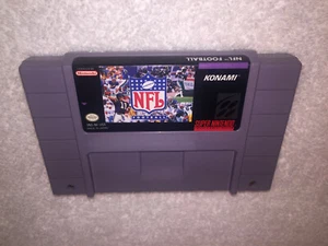 NFL Football (Super Nintendo Entertainment System, 1993) SNES Game Cartridge Exc - Picture 1 of 2