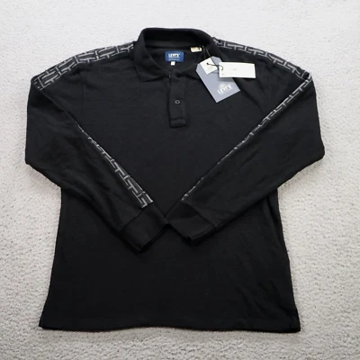 Levis Shirt Mens Small Black Made And Crafted Cashmere Cotton Pullover American - Image 1 of 4